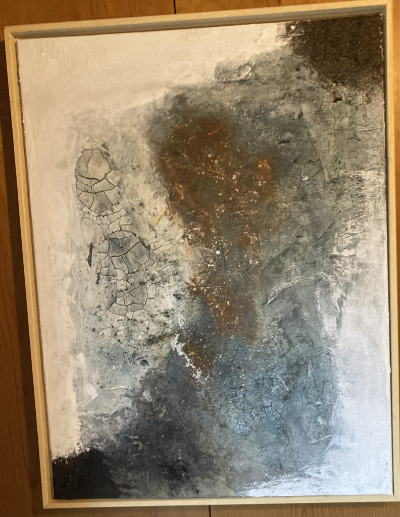 60 x 80 cm
Sumpfkalk, Rost, Mischtechnik
